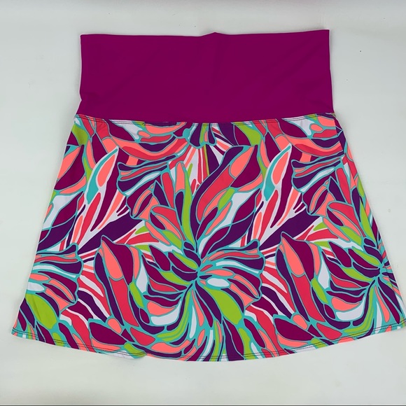 Title Nine Electric Peach Swimsuit Coverup Skirt - Picture 6 of 8